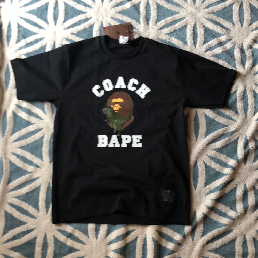 Bape X Coach SS20 Collab Black Tee